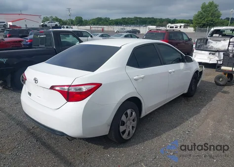 2015 Toyota Corolla Le из США, поврежденный, VIN 5YFBURHE0FP272841